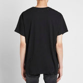 Amiri T Shirt Short Sleeve Printed Casual Hip Hop T-shirt for Men and Women